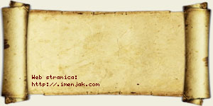 Jana Jezdimirović vizit kartica